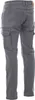 A rear view of grey cargo pants. Produktbild-Vorschau