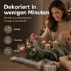 10x Silber Lametta - Stanniol Metal Technology - täuschend Produktbild-Vorschau 2