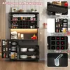 Armoire de cuisine Merax avec éclairage LED et prise Voir les images du produit 9