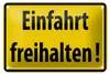 Blechschild Warnschild 18x12cm Einfahrt freihalten Produktbild-Vorschau 1