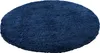 Hochflor Langflor Shaggy Teppich Luxury Denim Blau Rund, Produktbild-Vorschau 2