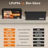 LiFePO4 200Ah 12V Lithium Batterie Wohnmobil Solar USV Produktbild-Vorschau 2