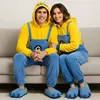 Pigiama tutina Kigurumi costume per adulti Giallo Minion Anteprima dell’immagine prodotto 3