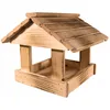 Mangiatoia per uccelli da esterno 25 x 30 x 30 cm in legno Anteprima dell’immagine prodotto 3