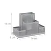 relaxdays Schreibtischorganizer Metall gelocht Produktbild-Vorschau 3