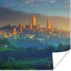MuchoWow® Poster Sonnenaufgang über San Gimignano in der Produktbild-Vorschau 1