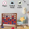 Toyfel Vier Gewinnt Spiel XXL Holzspielzeug Groß Ace Produktbild-Vorschau 5