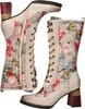 Laura Vita Schnürstiefel Beige Produktbild-Vorschau 14