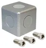 10x Würfelverbinder 3D 4040 Nut 8 Eckverbinder Aluminium Produktbild-Vorschau 1