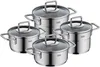 SILIT Extra Cook Mini pannenset, 4-delig, roestvrij staal Productafbeelding-voorbeeld 1