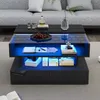 Sweiko 80x80x45cm Stolik kawowy Regulowany stolik kawowy z Podgląd zdjęcia produktu 2