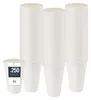 BenBow Einwegbecher aus Zuckerrohr, Weiß, 400 ml x 250 – Produktbild-Vorschau 1