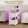 Table de chevet UnboxG 58 x 28 x 60,5 cm, blanche, 4 Voir les images du produit 8