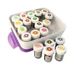 Wilton Glasurfarben 20er Set im Organizer, Produktbild-Vorschau 4