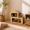 Drapak kartonowy, 62 cm, domek dla kota, wielopoziomowy, z Podgląd zdjęcia produktu 5