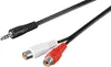 Goobay 50116 Adattatore cavo audio 3,5 mm, maschio a presa Anteprima dell’immagine prodotto 1