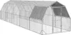 vidaXL Hühnerstall mit Dach 2,5x10x2,25 m Verzinkter Stahl Produktbild-Vorschau 7