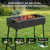 Klappbarer Grill SchaschlykOFF 70 für 12 Spieße, Stahl 2 mm Produktbild-Vorschau 10