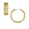 Damen Creolen Harlow von Fossil aus Edelstahl, IP Gold Produktbild-Vorschau 8