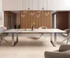 DELIFE Esstisch Edge 300x100 Keramik Calacatta Luxe Produktbild-Vorschau 2