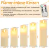 Clanmacy Sada 5 LED svíček s dálkovým ovládáním Bezplamenná Náhled obrázku produktu 2