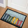 Fußmatte Schuhparkplatz Motiv lustig Gummistiefel Familie Produktbild-Vorschau 2