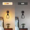 ZMH lampada da parete nera con interruttore illuminazione Anteprima dell’immagine prodotto 3