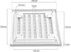 KOTARBAU® Větrací mřížka 150 x 150 mm Uzavíratelná mřížka Náhled obrázku produktu 2