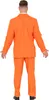 Carnevale Eroe Arancione Tuta Cravatta Pantaloni Costume Anteprima dell’immagine prodotto 2