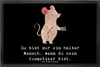 Mr. & Mrs. Panda Schmutzmatte Kosmetiker Herz 40 x 60 cm - Produktbild-Vorschau 1