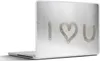 MuchoWow® Laptop Aufkleber Sticker Cover Ich liebe dich, Produktbild-Vorschau 1