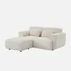 sweeek - Hocker, Fußstütze für 2-Sitzer-Sofa Wallas Produktbild-Vorschau 3