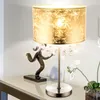 Globo Lighting|Lampada da tavolo in metallo nichel opaco, Anteprima dell’immagine prodotto 6