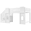 Flieks Etagenbett 90x200cm mit Stauraumtreppe, Kinderbett Produktbild-Vorschau 7