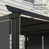 Outsunny Pavillon ca. 3,5 x 3 m Pergola, Produktbild-Vorschau 6