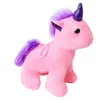 6 Stück TE-Trend Einhorn Unicorn Plüschtier Anhänger Produktbild-Vorschau 3