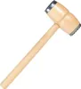 Fleischklopfer aus Holz 29 cm mit 2 Metallaufsätzen | Produktbild-Vorschau 1