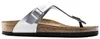 Birkenstock Gizeh Silber Normalfußbett - Damen Hausschuhe - Produktbild-Vorschau 31