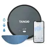 A robot vacuum cleaner, a smartphone displaying a map, and a mop pad are arranged on a white background. Náhled obrázku produktu