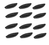 12 x Backform Schiffchen 110mm oval gewellt für Desserts Produktbild-Vorschau 1
