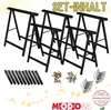 MODO24 Holzbock 5er Set, DIY Weihnachtsstern, Sägebock, Produktbild-Vorschau 2
