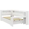 Tagesbett 90x200 cm ausziehbar auf 180x200 cm, gepolstert Produktbild-Vorschau 13