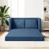 vidaXL Bodensofa mit Schlaffunktion Blau 112x174x55 cm Produktbild-Vorschau 13