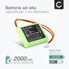 CELLONIC 2x Batteria per Altoparlante Compatibile con Anteprima dell’immagine prodotto 2