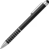 10 Touchpen Kugelschreiber / aus Metall / Farbe: schwarz Produktbild-Vorschau 2