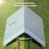 Klatka do wolnego wybiegu PawHut 2x2x2 m z dachem odpornym Podgląd zdjęcia produktu 7