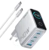 Anker Zolo 140W Wandladegerät, Digitalanzeige, 3x USB-C, 1x Produktbild-Vorschau 1