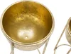 Soportes dorados para macetas, con macetas extraíbles Vista previa de la imagen del producto 6