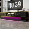 Fortuna Lai Meuble TV moderne avec trois tiroirs et un Voir les images du produit 3