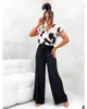 Damen Jumpsuit mit Wickeloberteil Overall  Look Produktbild-Vorschau 2